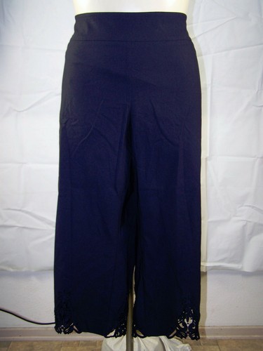 Charter Club Plus Women's Crop Wide Leg 