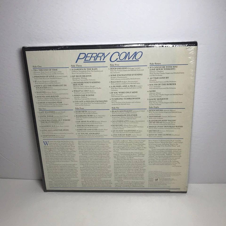 Perry Como Book of the Month Records BOX SET of 4 LPs, 11-7775 - Image 3 of 4