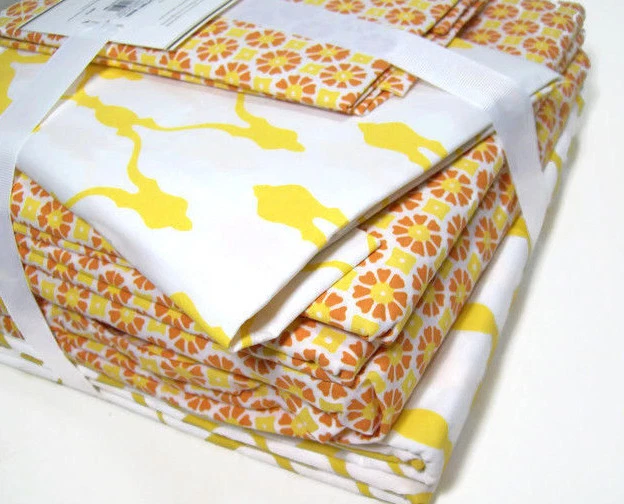 Juego de sábanas funda nórdica doble con motivo geográfico de encaje intrincado Pottery Barn Skye falso nuevo Foto 3 de 4