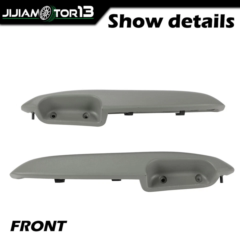 Apoyabrazos de puerta de camioneta gris lado conductor y pasajero apto para Cadillac Chevy GMC SUV Foto 2 de 4