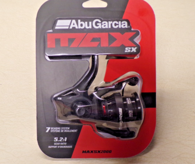 NEW - ABU GARCIA AMBASSADEUR MAX-SX SPINNING REEL - 5:2:1 GEAR