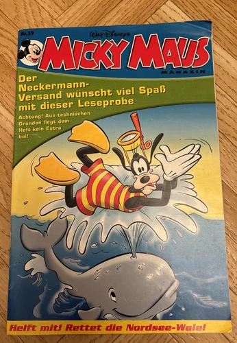 Leseprobe, Neckermann, altes Micky Maus Magazin