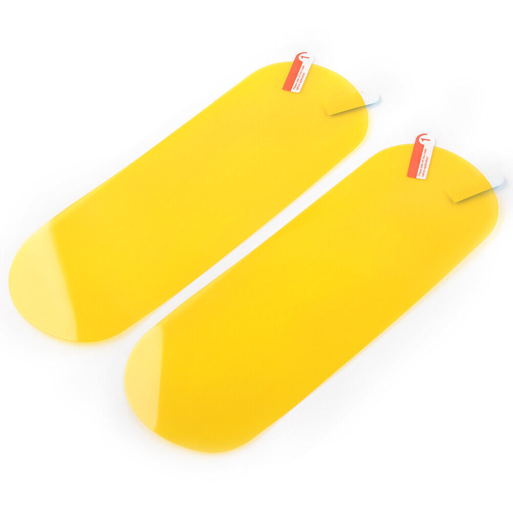 2X Clear TPU Cluster Scratch Protection Film Headlight Protector For