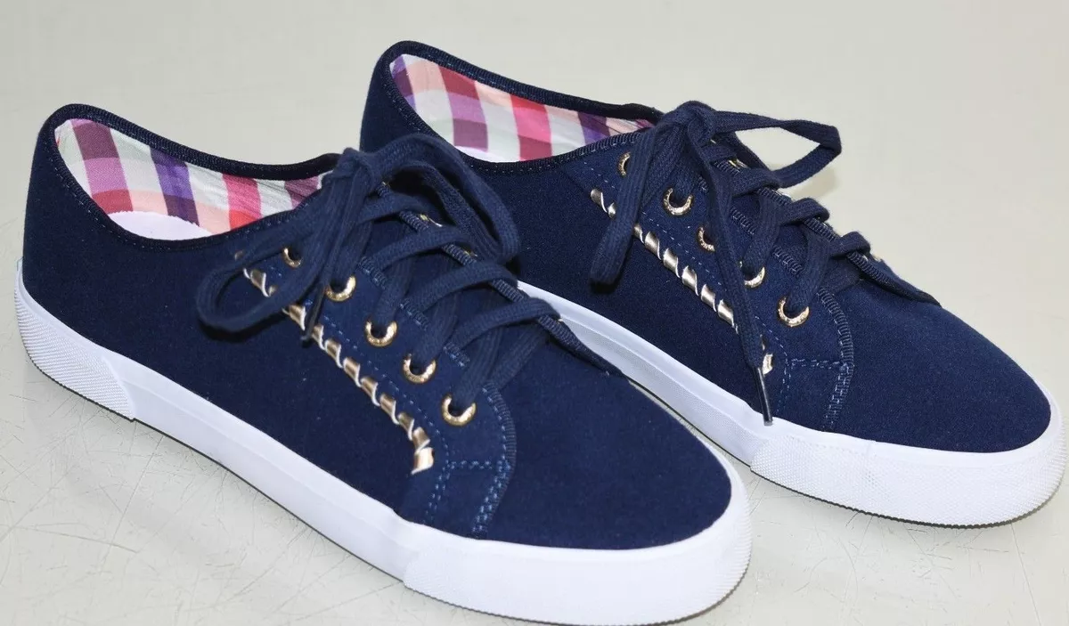 Nuevo Jack Rogers Carter sin Cordones Zapatillas Azul Marino Noche
