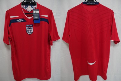 2008-2009-2010 England Three Lions FA Jersey Shirt Away UEFA EURO Umbro XL BNWT