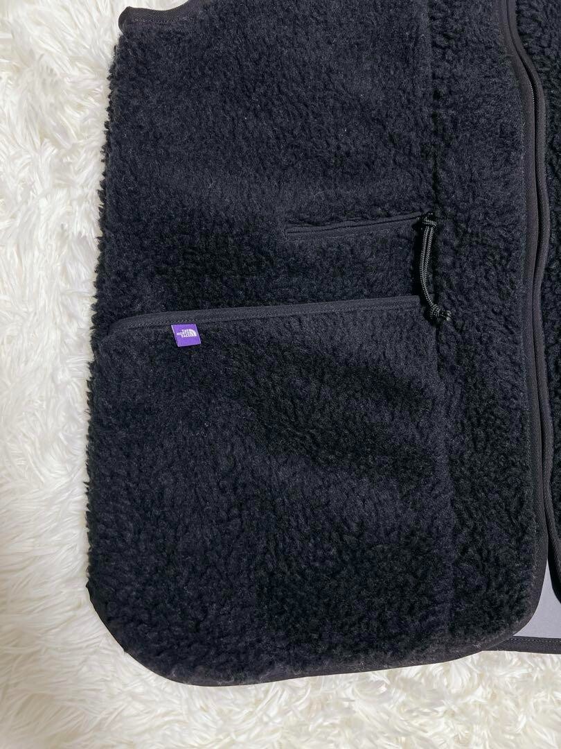 THE NORTH FACE PURPLE LABEL Wool Boa WINDSTOPPER Field Vest THE NORTH FACE PURPLE LABEL Wool Boa WINDSTOPPER Field Vest