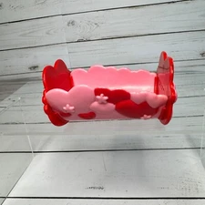 Lewis Galoob So Small Babies Puppy Love Heart Pink & Red Dollhouse Baby Cradle