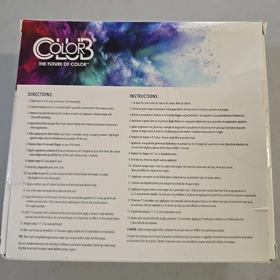 Color Club Serendipity 21 días de uso en casa color uñas inmersión kit de inicio CLÁSICO R Foto 3 de 4