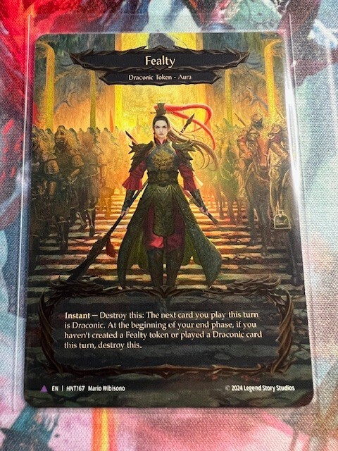 Fealty (Marvel) Flesh and Blood TCG: The Hunted *Pack Fresh