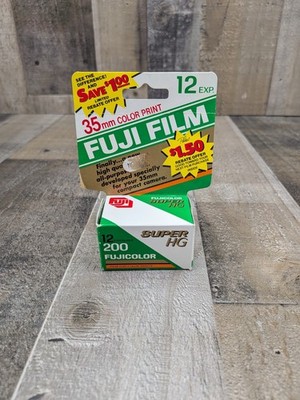 Fujifilm Fuji Color 200 ISO 35mm Film 12 Exposures Vtg EXPIRED