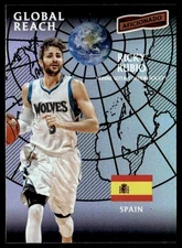 2016-17 Panini Aficionado Global Reach Ricky Rubio Minnesota Timberwolves #133