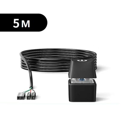LED Computer Desktop Switch PC Motherboard External Power On/Off Button Cable*