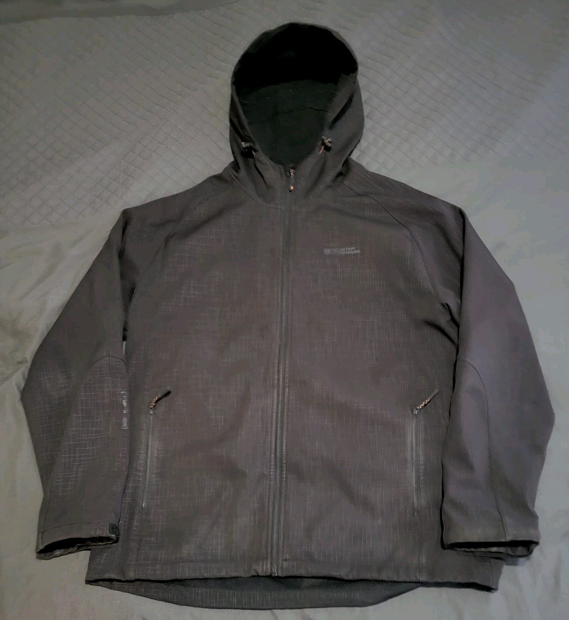 MOUNTAIN WAREHOUSE SOFTSHELL BLACK JACKET Coat Me… - image 2