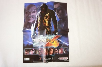 PLAYSTATION 2 PS2 - TEKKEN 4 Vintage EGM Poster 15''X20''