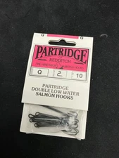 Vintage Partridge Redditch Code Q  Double Low Water Salmon Hooks