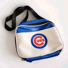 Vintage 2002 | Chicago Cubs Y2K Red White & Blue Lunch Box Bag | HTF Team Merch