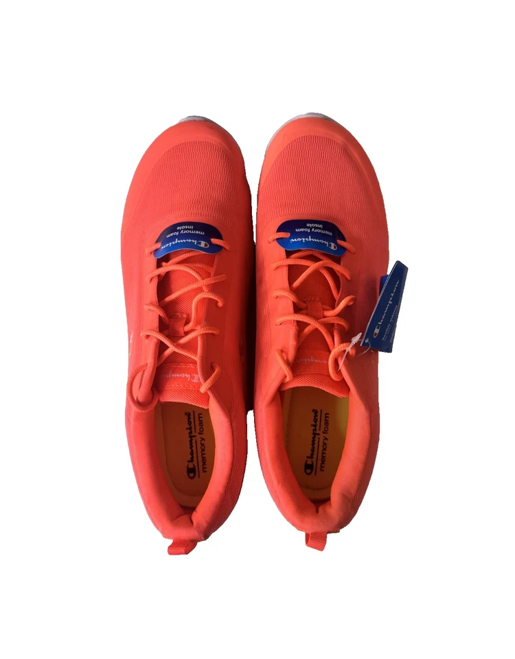 Champion Womens Air Cushion Sneakers Coral Orange Size 11 - Image 3 of 4