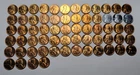 1936-1957 P+D+S Lincoln Wheat Cent Collection 64 Coin Set ~GEM Uncirculated RED!