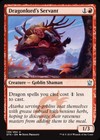 MTG English Dragonlord's Servant NM Normal Dragons of Tarkir