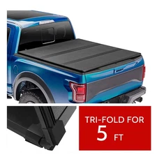 Hard 3-Fold 5.5ft Truck Bed Tonneau Cover For 2014-2021 Toyota Tundra 14-18 Ford