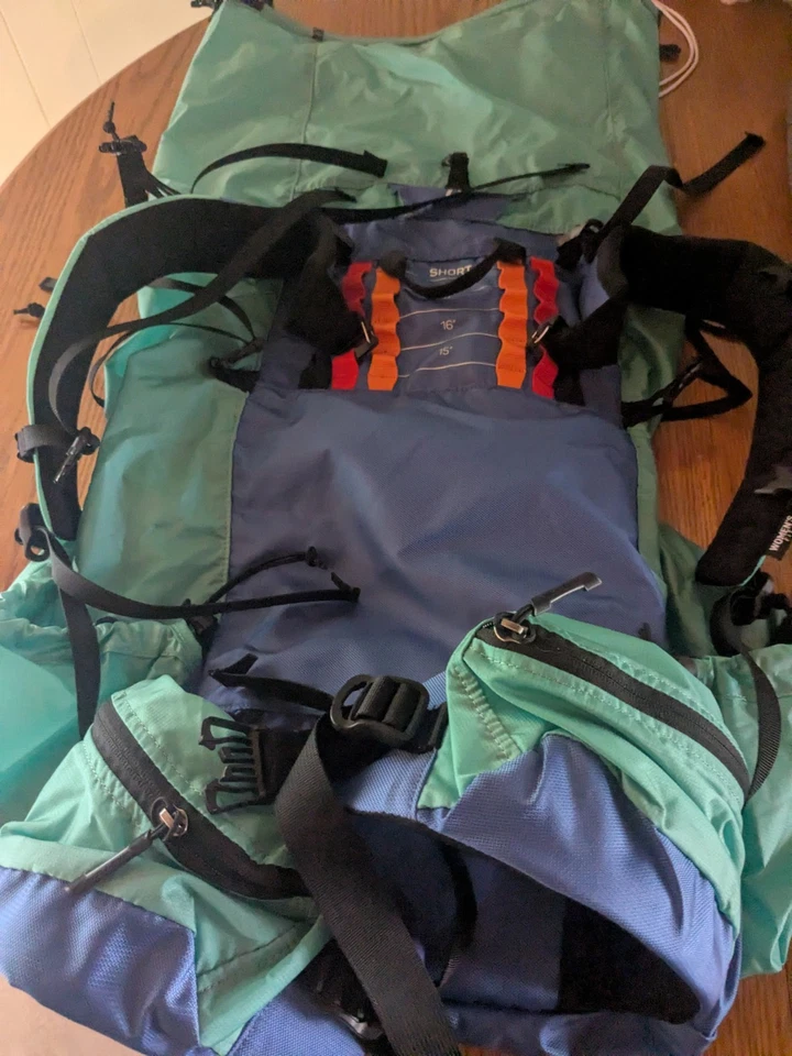 Granite Gear Virga3 55 Women's Fit Backpack Women's Roller Teal/Purblue - Image 2 of 4