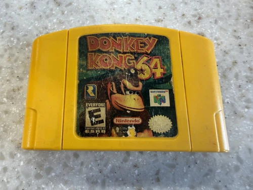 DONKEY KONG 64 Nintendo N 64 N64 System VIDEO GAME CARTRIDGE NES HQ