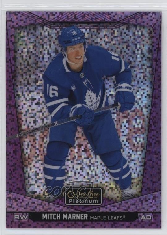 2024-25 O-Pee-Chee Platinum Violet Pixels 19/299 Mitch Marner #31 c6j