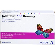 Jodetten 100 Henning Tabletten 100St - PZN 6172392
