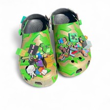 minecraft crocs mens 10