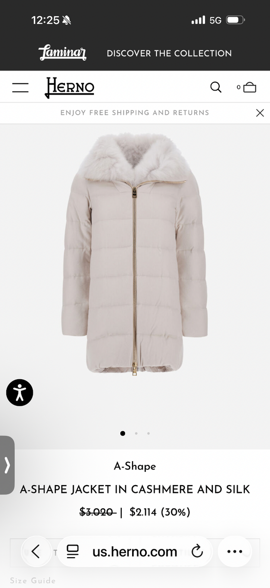 herno jacket - A-SHAPE JACKET IN CASHMERE AND SILK - ivory/cream