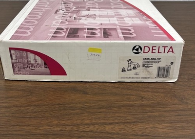 #ad Delta 3555 SSLHP Two Handle Widespread Lavatory With Pop Up with handles $249.99