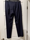 Lafayette 148 New York Irving Virgin Wool Pants- Navy Women's Size 4 — photo 2