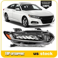 [LED DRL Type] Headlight Assembly For 2018-2021 Honda Accord Sedan