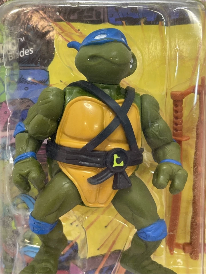 10 costas Leonardo Unpunched - 1988 TMNT Teenage Mutant Ninja Turtles MOC com estojo - Imagem 2 de 4
