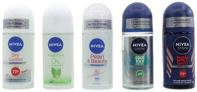 Nivea Men Sensitive Protect Anti Transpirant Roll On 50ml 6er Pack