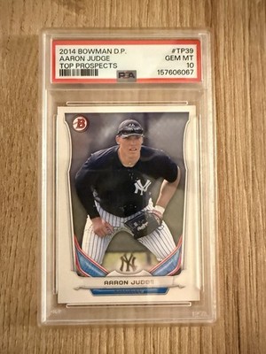 2014 Bowman Draft Pick Top Prospects Aaron Judge TP39 Yankees PSA 10 