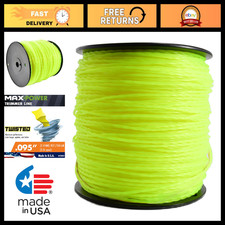 Premium 0.095" Twisted Trimmer Line - USA Made, Durable, High Performance, Lawn