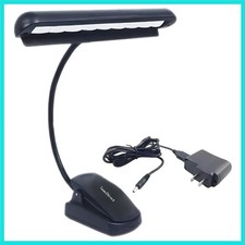 Music Stand Light - 9 LED Adjustable Clip on Piano Lights, USB and Battery Op...