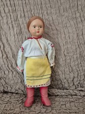 Alte Puppe USSR Sowjetische Russische Doll Bambola Poup&eacute;e
