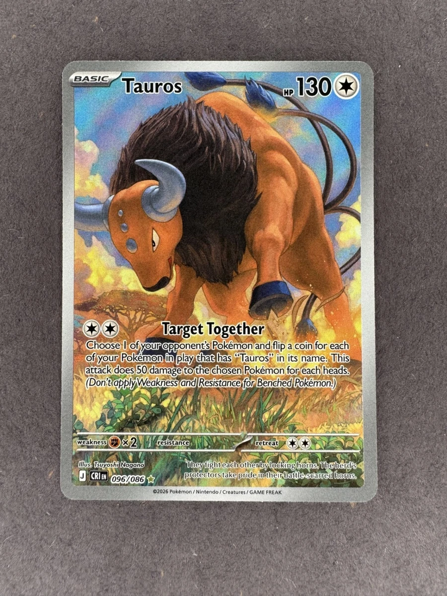 Tauros Pokémon TCG Cards for sale