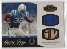 2003 Playoff Honors Game Day Souvenirs Gold #GDS5 Edgerrin James #'d 12/25