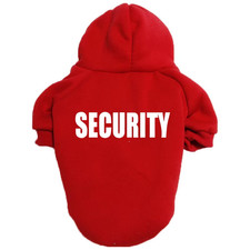 Security Dog Clothes Small Large Dogs Hoodie Coat Chihuahua Dog Sweatshirt Frenc
