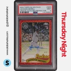2024 TOPPS UPDATE JACKSON MERRILL 1989 CHROME SILVER PACK AUTO RED RC /5 PSA 9