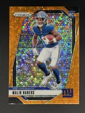 Malik Nabers 2024 Panini Prizm - Rookies #370 Disco Prizm (RC)