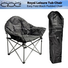 Royal Leisure Black Comfort Padded Tub Chair