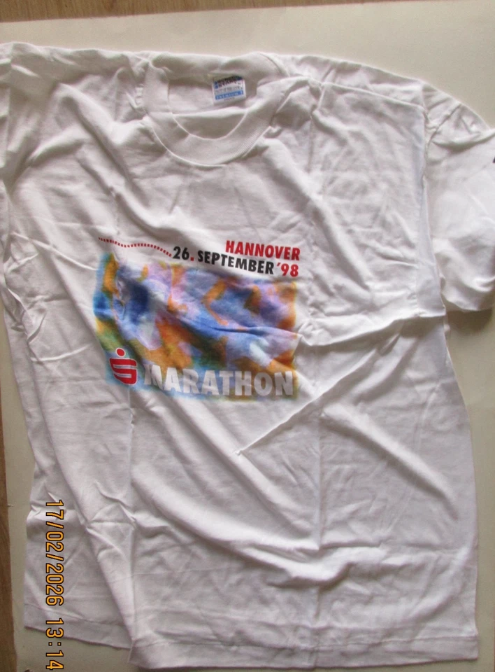 T Shirt Herren - S MARATHON 26.9.`98 HANNOVER - Größe  XL  -  NEU - Bild 1 von 1
