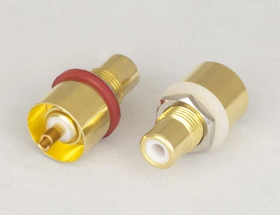 RCA JACK MANLEY RCA Gold-plated & Teflon Jacks Lot of 50 pcs.