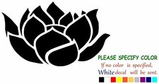 Lotus Flower Buddha 2 Vinyl Decal Sticker Car Window Bumper Wall Laptop 7"