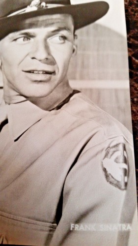 RARE Frank Sinatra Japanese Arcade Exhibit Card Columbia Pictures Stamp Academy - Bild 4 von 5