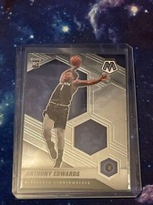 Anthony Edwards 2020-2021 Panini Mosaic Basketball TRUE Rookie Card RC #201